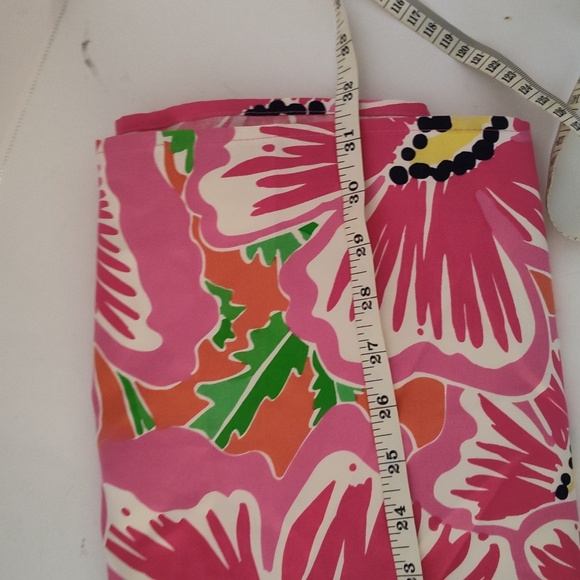 Lilly Pulitzer Mini Silk Dress Pink Flowers Size 2 - Picture 5 of 8